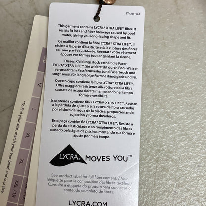 Calia Women's Tie Back Low Support Floral Bikini Top Multicolor Palm WSA23200PRT