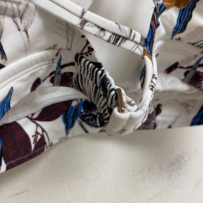 Calia Women's Strippy Bck Rch Bikini Top Island Botanical Multi WSA23223PRT