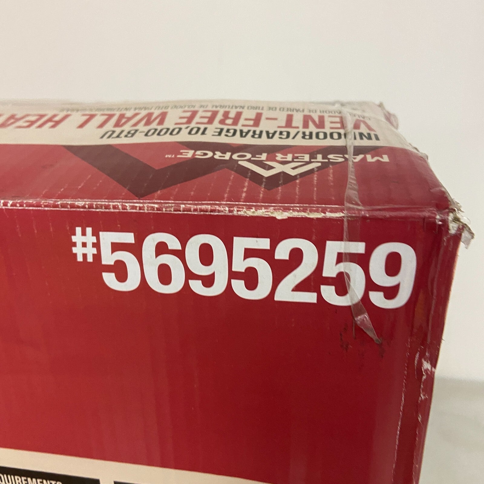 Master Forge Indoor/Garage 10,000-BTU Vent-Free Wall Heater Blue Flame