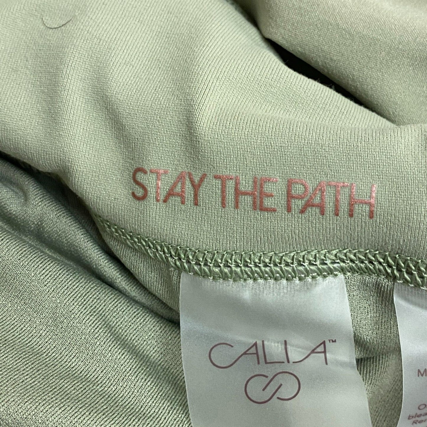 Calia Womens 3" Inseam Kick it Up Short Smudge Sage Relaxed Fit Solid WAX12261