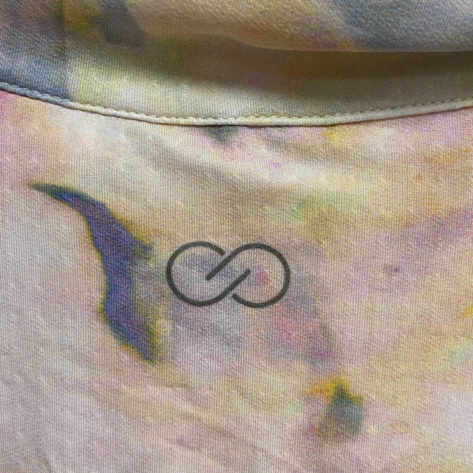 CALIA Women's UV LS Half Zip - VC  Mock Neck  Floral Milk Bath Warm WCG11008VC