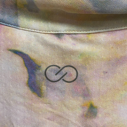 CALIA Women's UV LS Half Zip - VC  Mock Neck  Floral Milk Bath Warm WCG11008VC