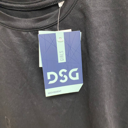 DSG Girl's Performance Muscle Tank Pure BLACK Solid DAG13100