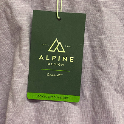 Alpine Design Men's Daytime Slub Short Sleeve T-Shirt Muted Amethyst ADM13104
