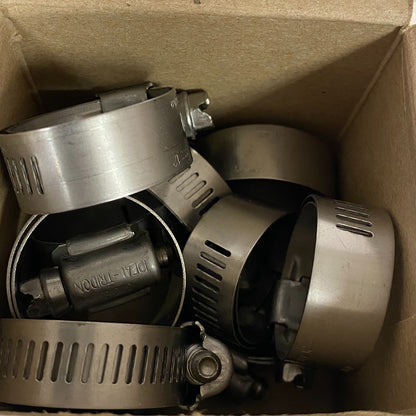 Carquest 6512CHC 10-Pack Stainless Steel Hose Clamps 11/16"-1 1/4" 3/4" Hose Fit