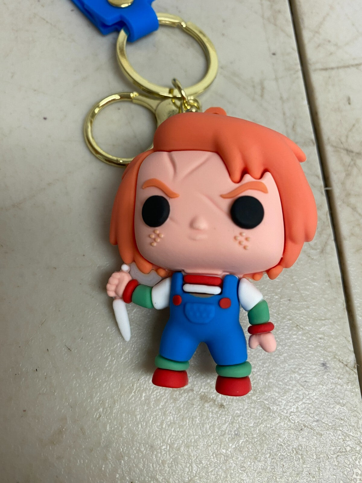 Assorted Silicone Chucky the Killer Doll Keychain Accessory