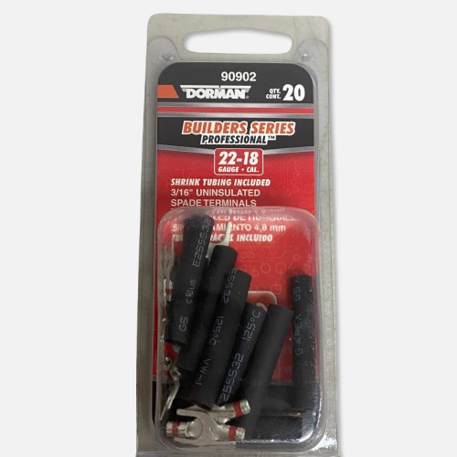 Dorman 90902 Builders Series Uninsulated 16-22GA #8 Spade Connector
