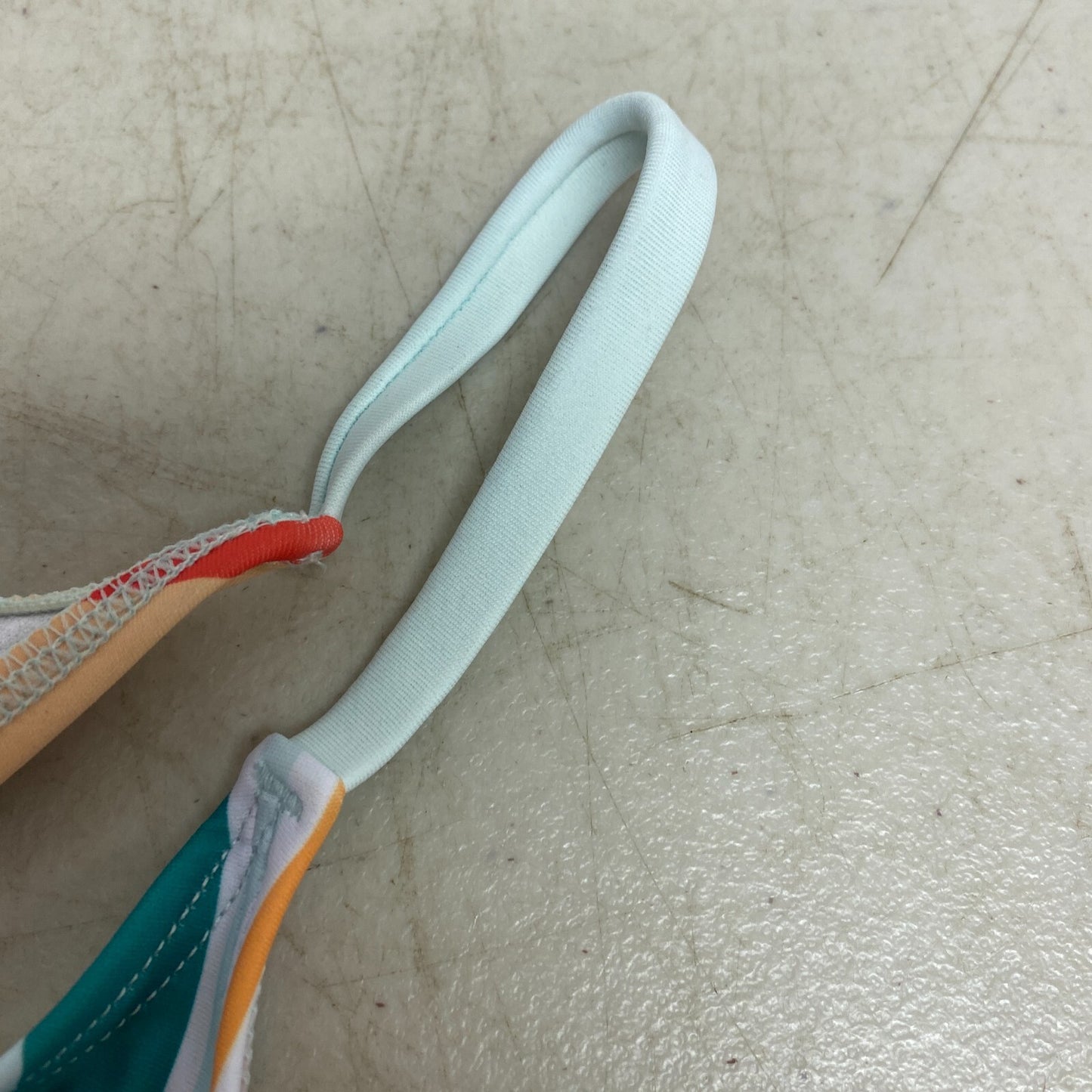 DSG Girls Core Swim Colorful Top Spaghetti Straps Popsicle Stripe DSG8110 New