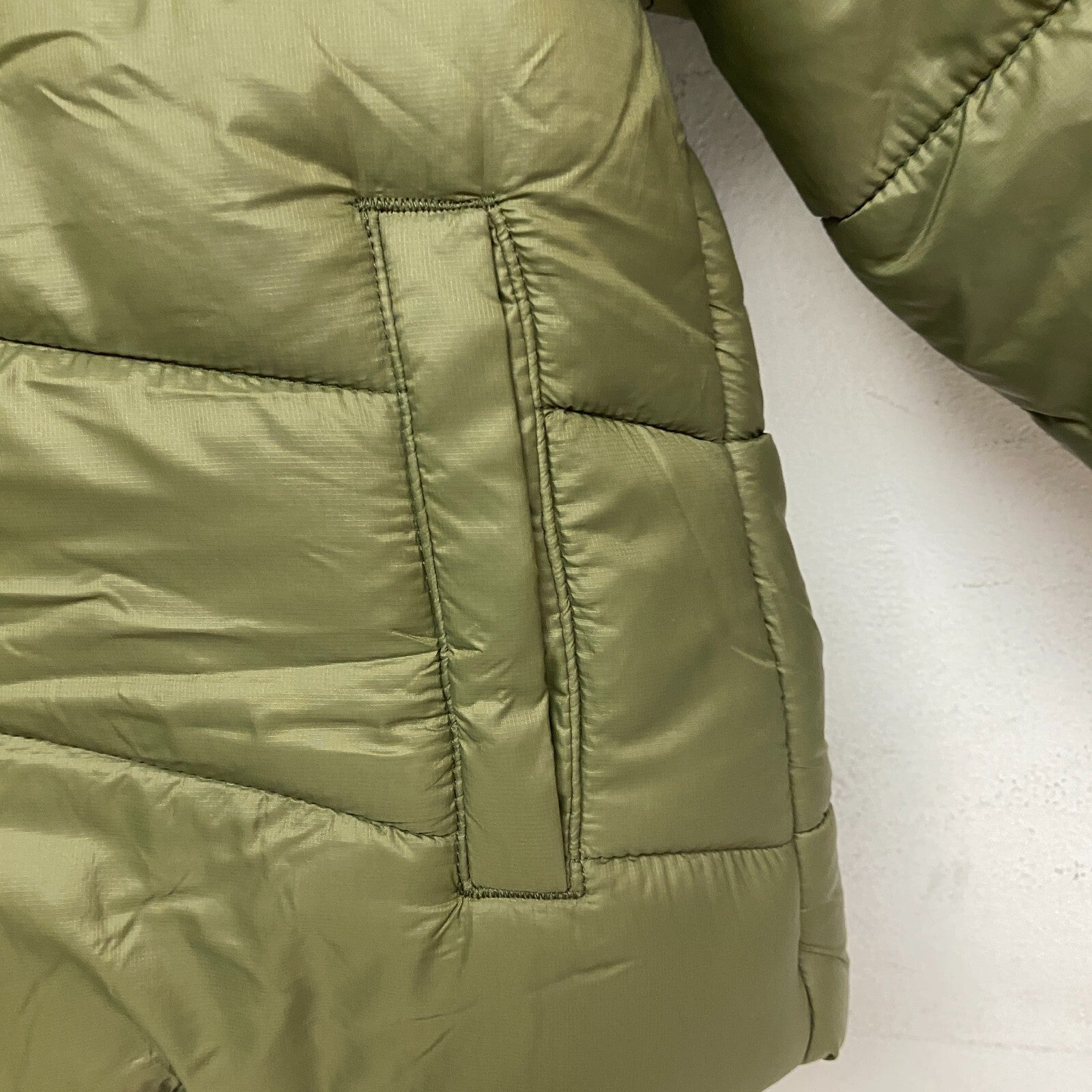 DSG Girls Winter Insulated Puffer Jacket Inky Olive Different Sizes DOG23501 New