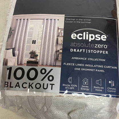 Eclipse Fleece Lined Insulating Curtain Grommet Pannel 100% blackout ambiance...