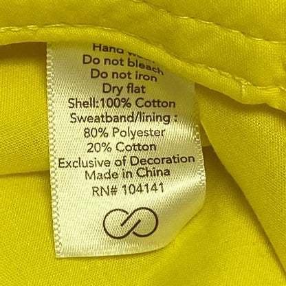 CALIA Terry Towel Bucket Hat Golden Wheat Size S/M NWT CAC12012