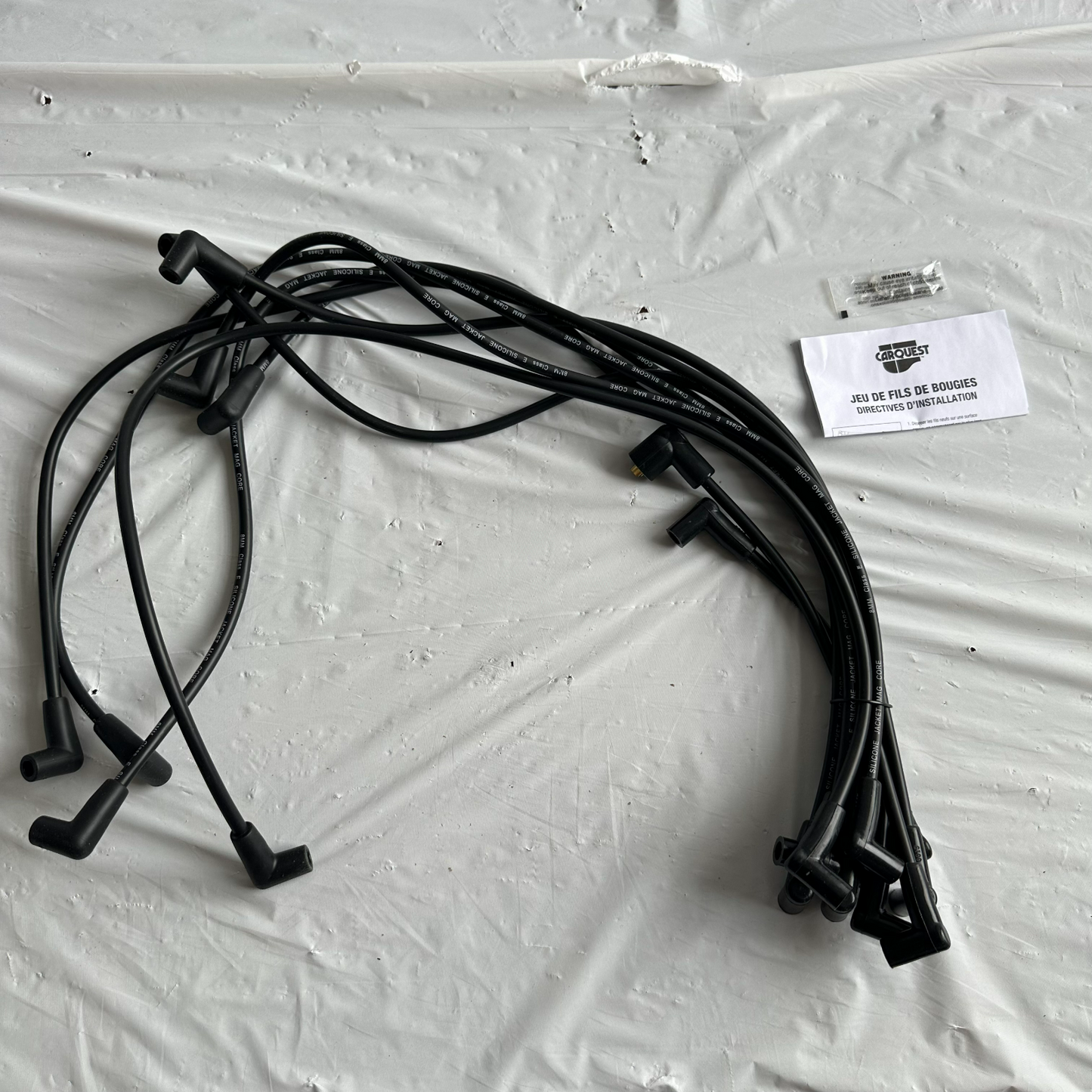 Carquest 35-7801 Spark Plug Wire Set 10 Wires Silicone Marine / Universal