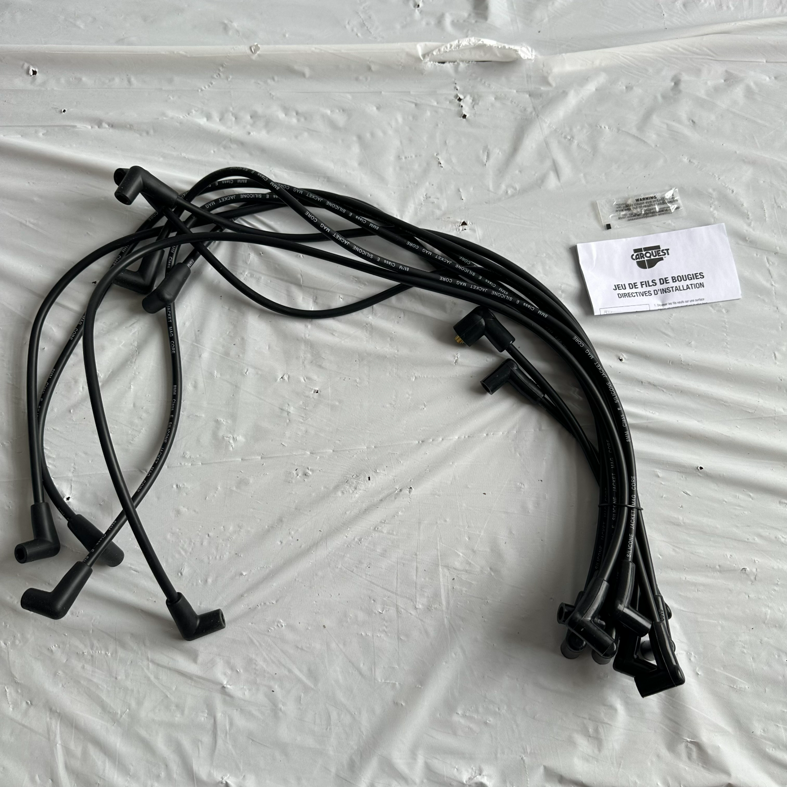 Carquest 35-7801 Spark Plug Wire Set 10 Wires Silicone Marine / Universal