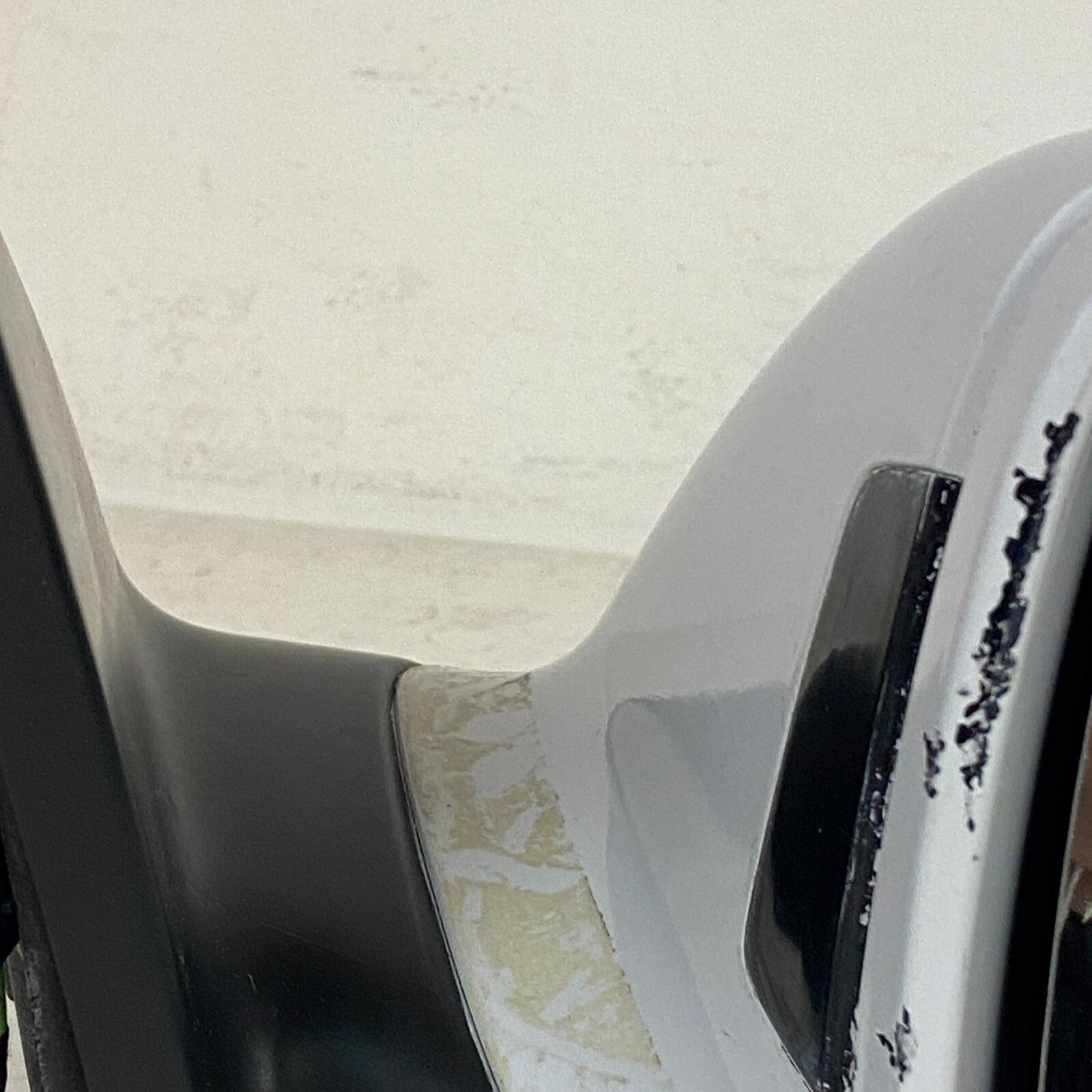 2007 - 2009 AUDI Q7 4L FRONT RIGHT PASSENGER EXTERIOR REAR VIEW MIRROR WHITE OEM