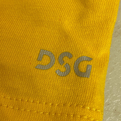 DSG Boys Printed Cotton Graphic Tee Stain Dye Deep Yellow Short Sleeve DAB22100