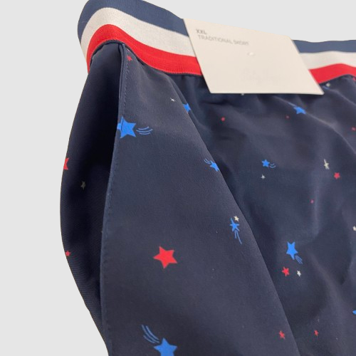 Lady Hagen Womenâs Contrast Trim Print Skort Navy Star Print WGH17450 Golf