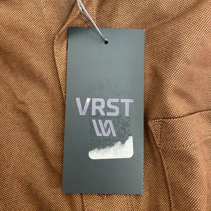 VRST Men's Long Sleeve Button Down Collared Shirt Earth Brown Heather MAX200332