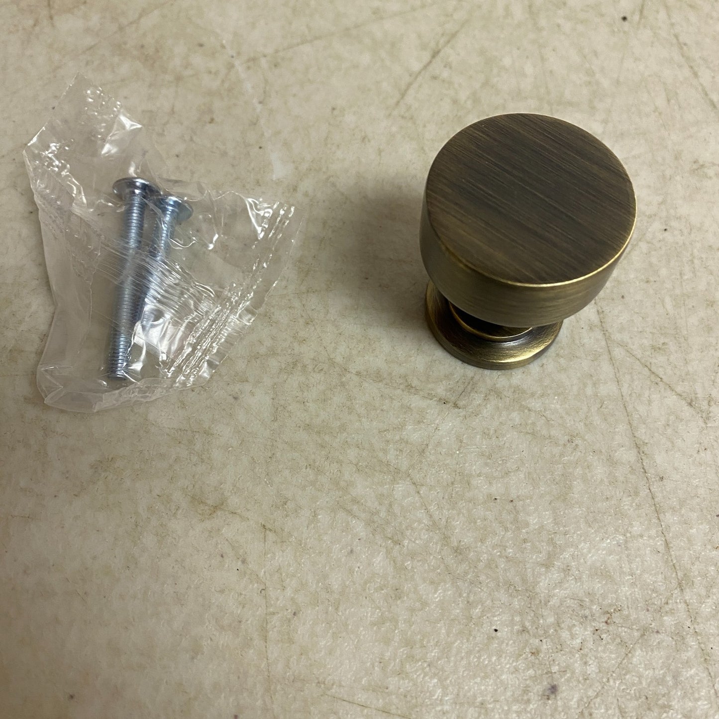 Signature Hardware 1-1/4" Colmar Brass Cabinet Knob Antique Brass SH5533066ABS