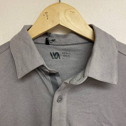 Vrst Mens Long Sleeve Button Down Shirt Tinted Grey Heather  Solid MAX200332