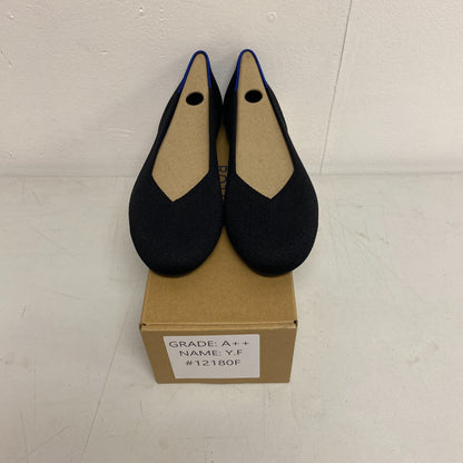 Rothy’s The Flat Round-Toe Ballet Flat Black Solid 001‑112 Size 9
