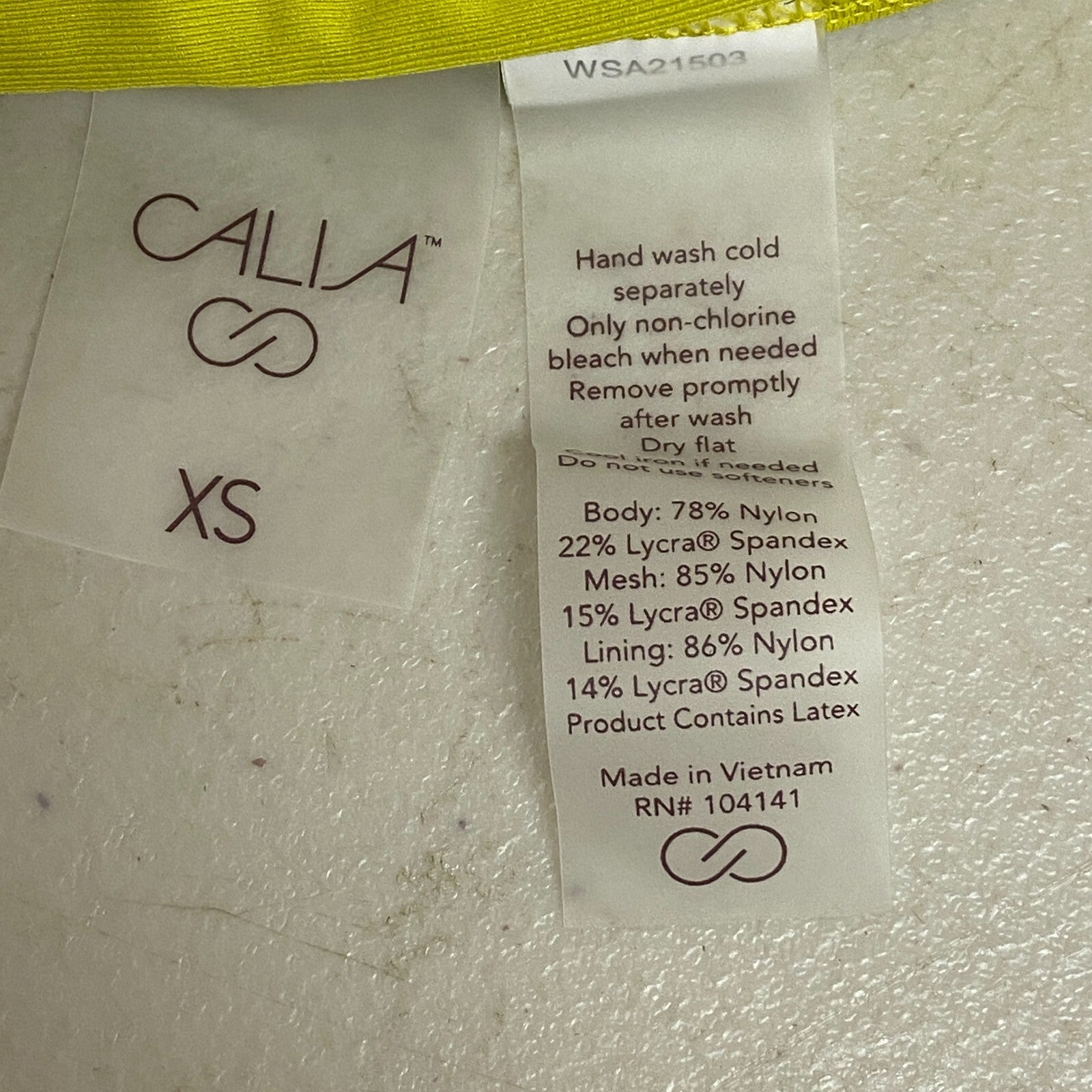 Calia Women's Swim Shortie Kiwi Green WSA21503 BRAND NEW