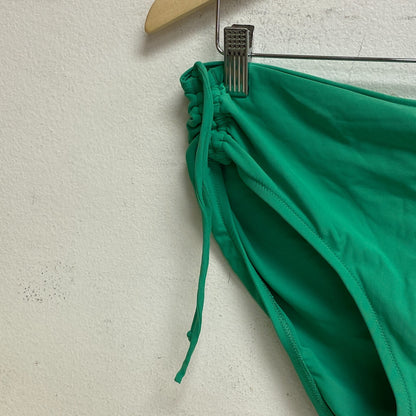 CALIA Women's Ruched Side High Raised Bottom Green Glow WSA23402