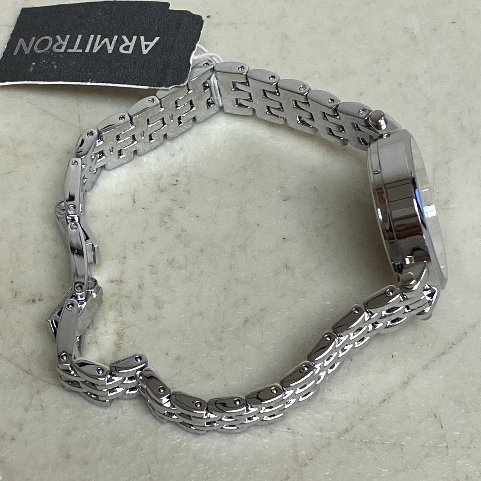 Armitron Women's Genuine Crystal Accented Two-Tone Bracelet Watch 75/5704SV