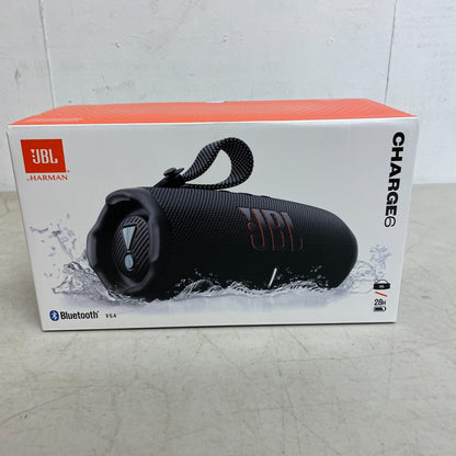JBL Charge 6 Black Portable Bluetooth Waterproof Speaker Power bank NEW!!