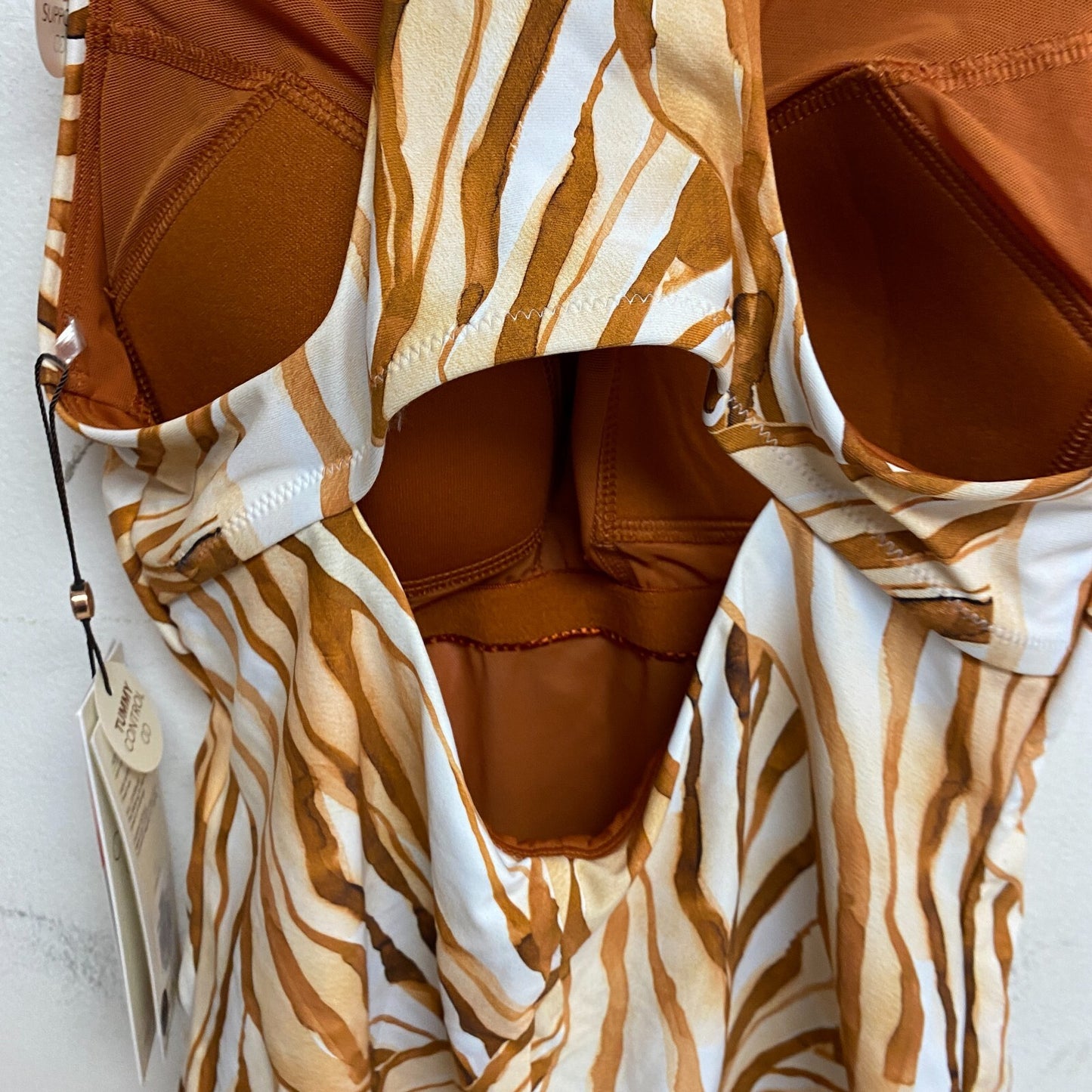 Calia Women's Swim Collection High Support Tankini Patch Work Multi WSA22304PRT