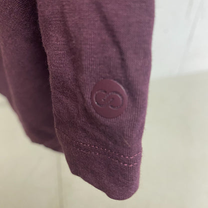 Calia Womens Everyday Relaxed Short Sleeve Tee Wine Size 1X, WAX11251WP New!