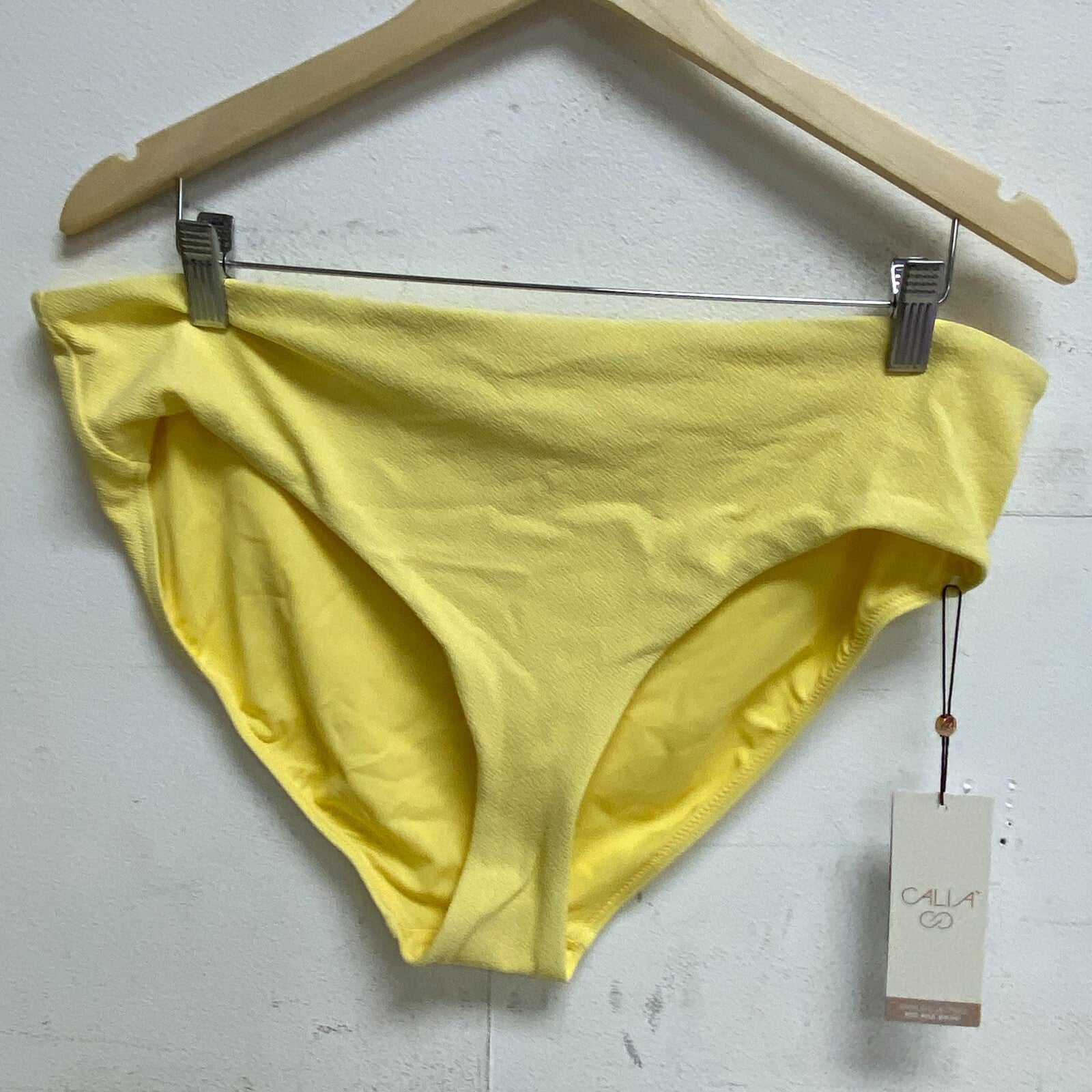 Calia Womens Midrise Bikini Bottom Golden Wheat WSA21400T BRAND NEW