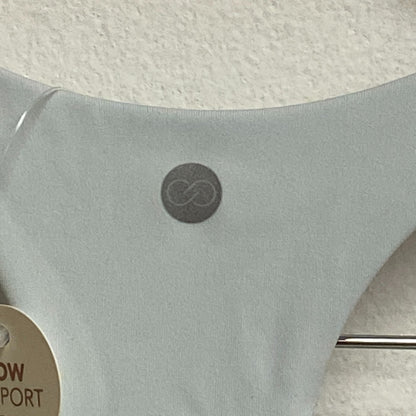 Calia Low Support Crop Brami Light Blue Sleeveless Solid WAX17368