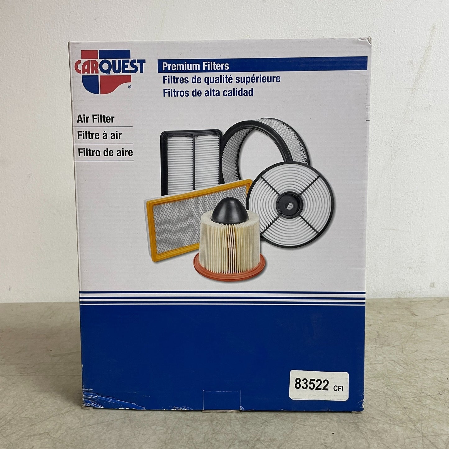 Carquest 83522 Premium Engine Air Filter OE Fit 99% Filtration Replacement