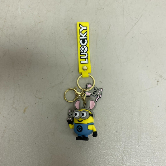 Assorted Silicone Despicable Me Minions Keychain Mouse Minion Accessory