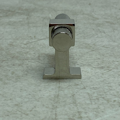 Signature Hardware Andrex Knurled Offset Cabinet Knob - Polished Nickel