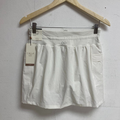 Calia Womens Truelight Mid Rise Cargo Skort Cloud Cover Solid WAX12306