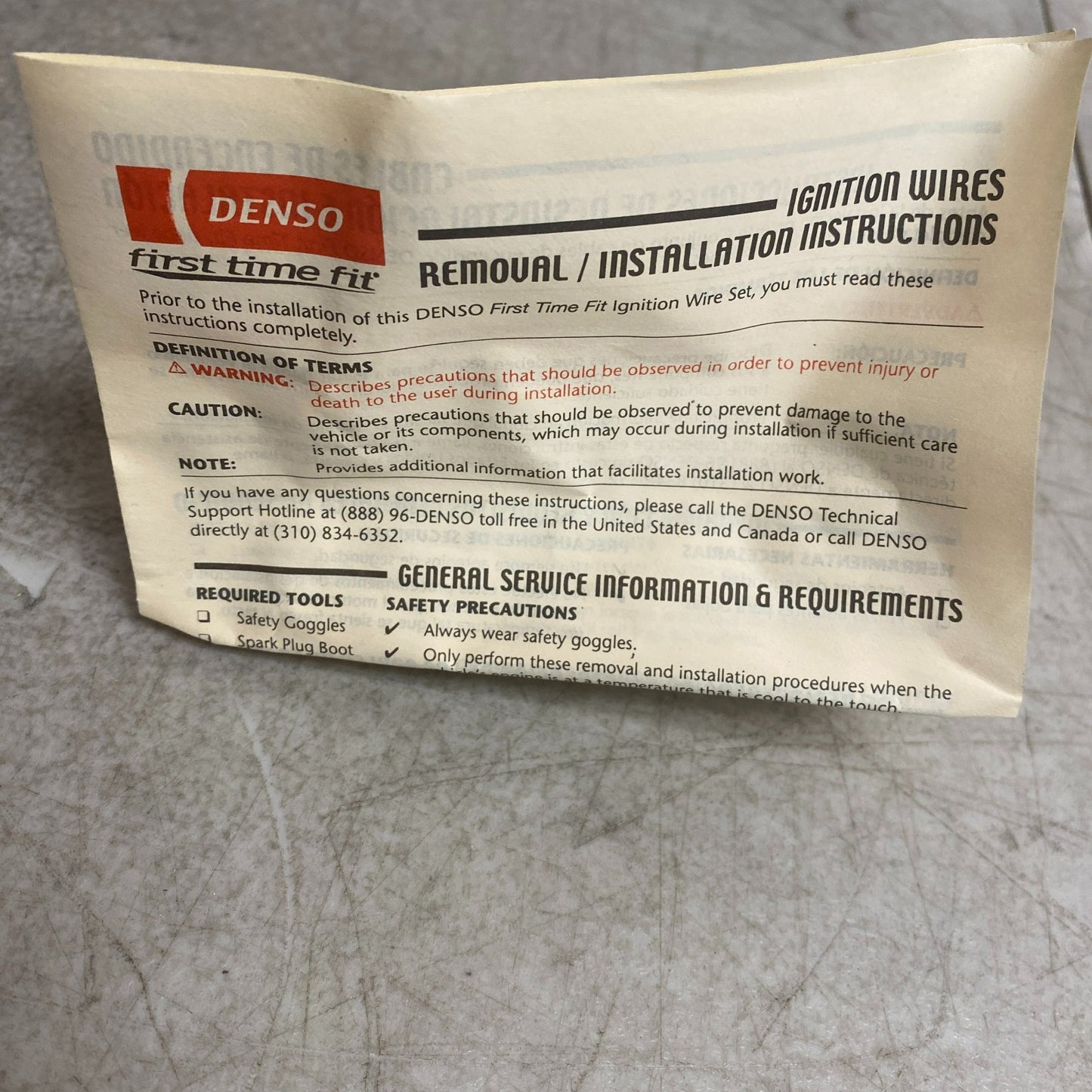 DENSO 671-6061 7mm Spark Plug Ignition Wire Set Chevy Astro Express GMC Savana