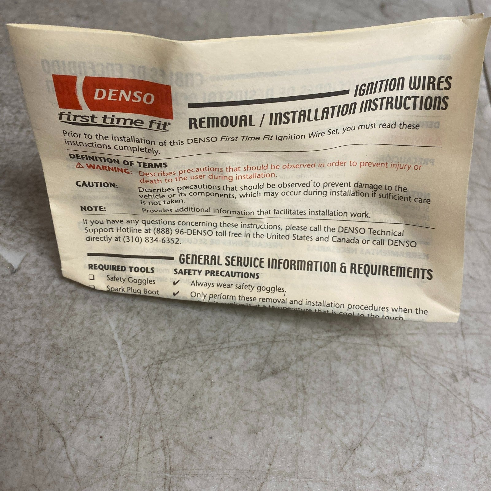 DENSO 671-6061 7mm Spark Plug Ignition Wire Set Chevy Astro Express GMC Savana