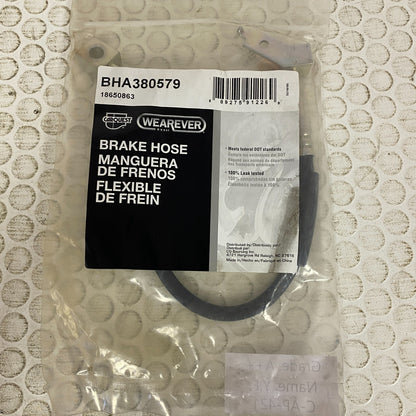 CARQUEST Premium Front Left Brake Hose Assembly Black DOT BHA380579