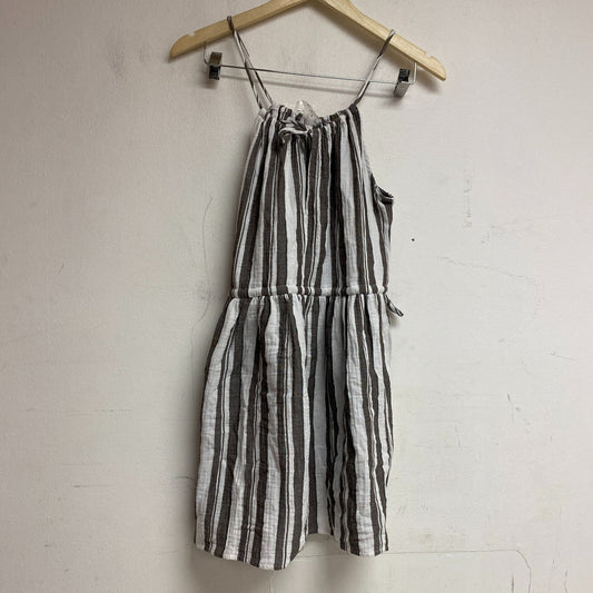 Calia Women Split NK HLTR Mini Coverup Verigated Stripe Stylish WSA23911NS