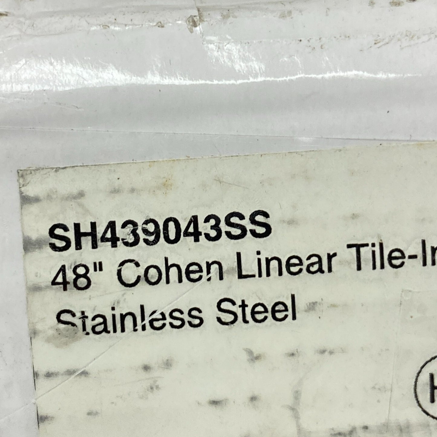 Signature Hardware 48" Cohen Linear Tile-In Shower Drain - Brushed Stainless S,,