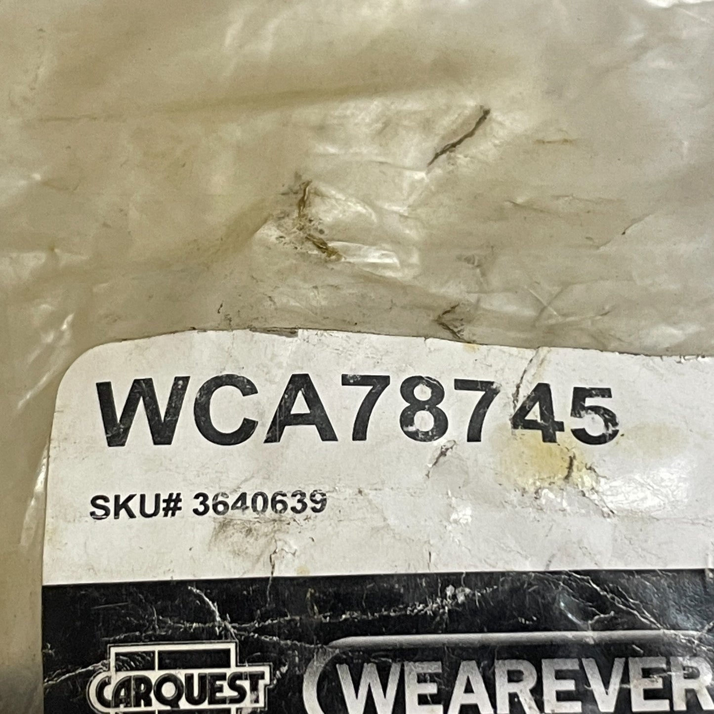 Carquest Wearever WCA78745 Drum Brake Wheel Cylinder Front 1-1/2" Bore Cast Iron