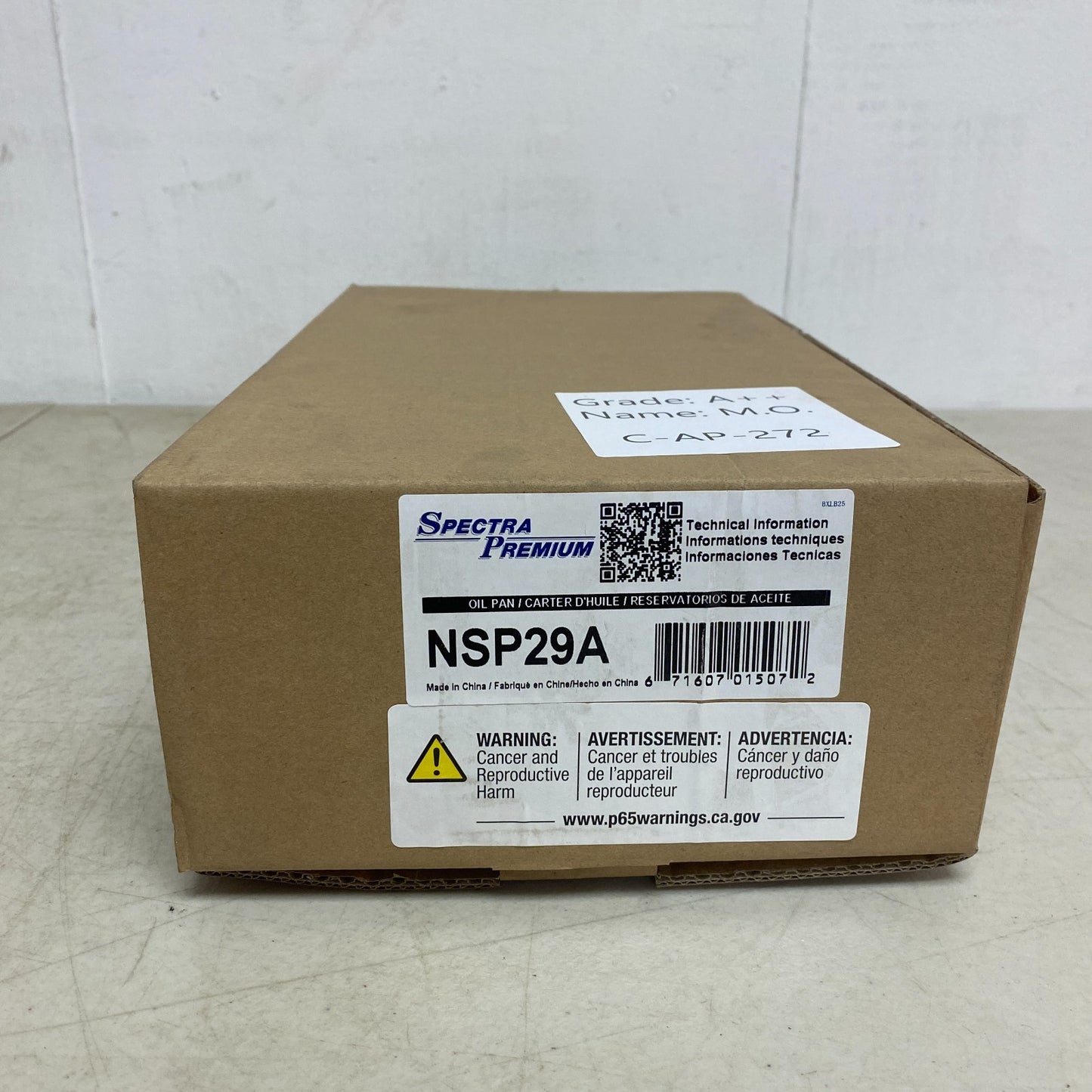 Spectra Premium Engine Oil Pan GAS Natural Spectra NSP29A