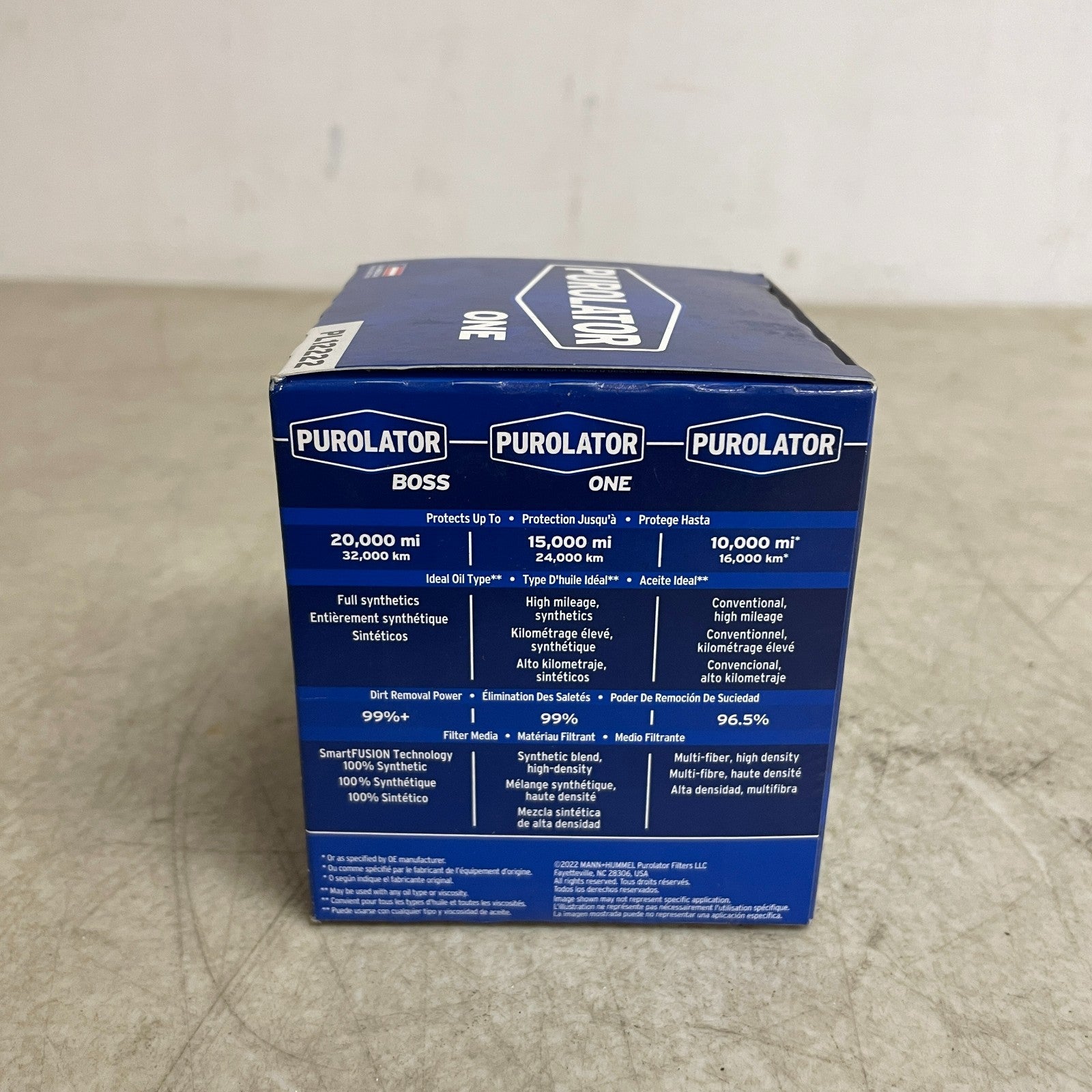 PurolatorONE PL12222 Spin-On Oil Filter Fits Chevy GMC Ram Trucks 2007–2020