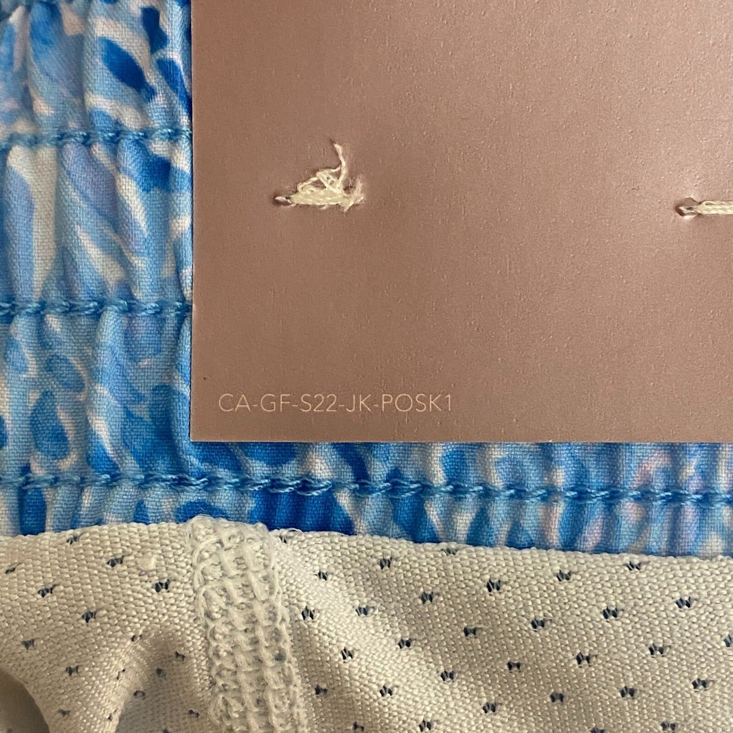 Calia Women's 16" Length Birdie Athletic Skort Blue Turtle Print WCG17020PS23