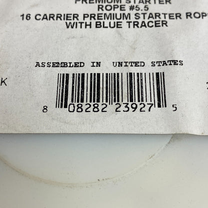 Prime Line Starter Rope 7-016154 7/32" Dia x 200' White/Blue Braided Cord