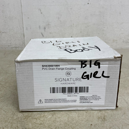 Signature Hardware PVC Drain Flange Coupling