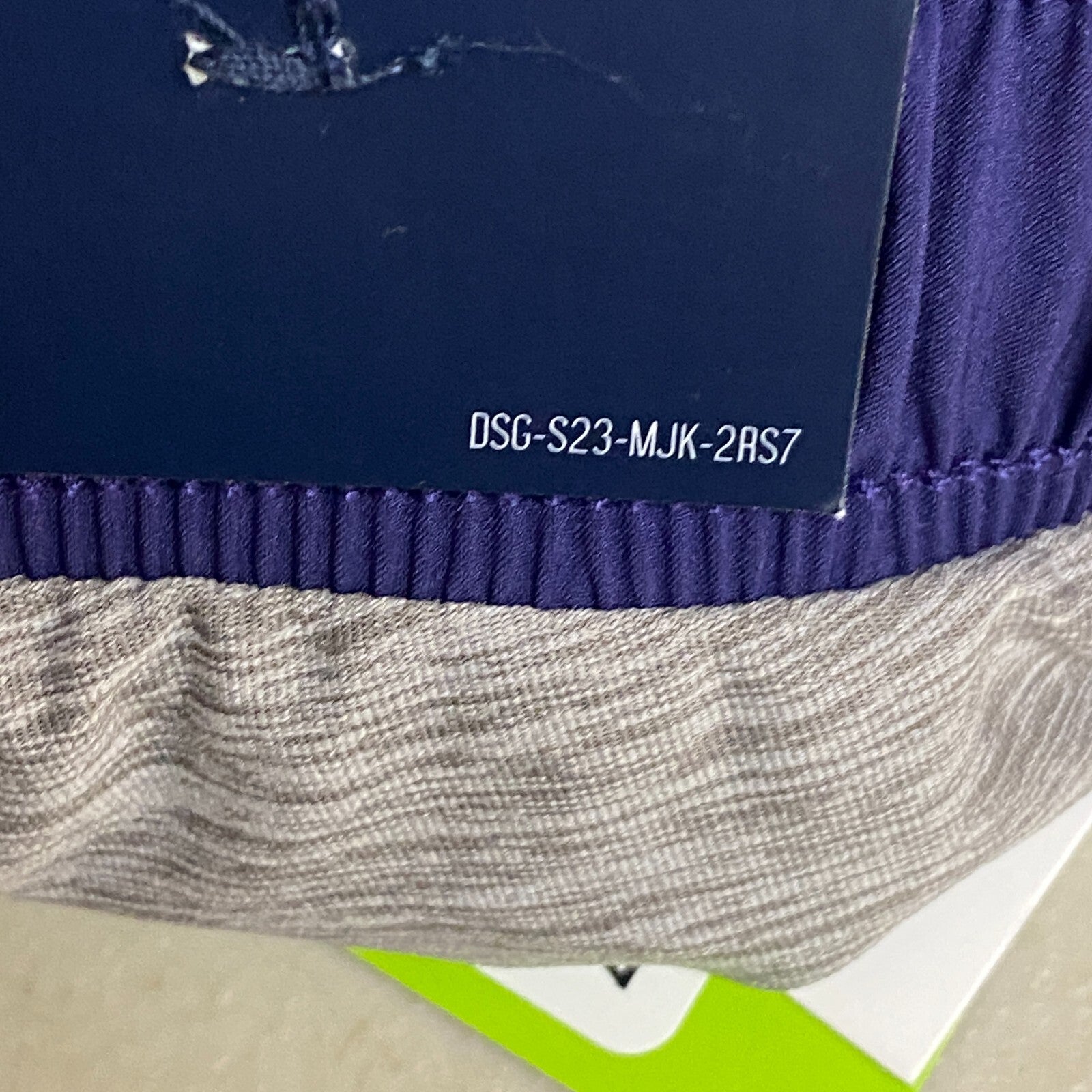 DSG Men's 7" 2-in-1 Stride Run Shorts Midnight Purple / Charcoal DAM12208HL