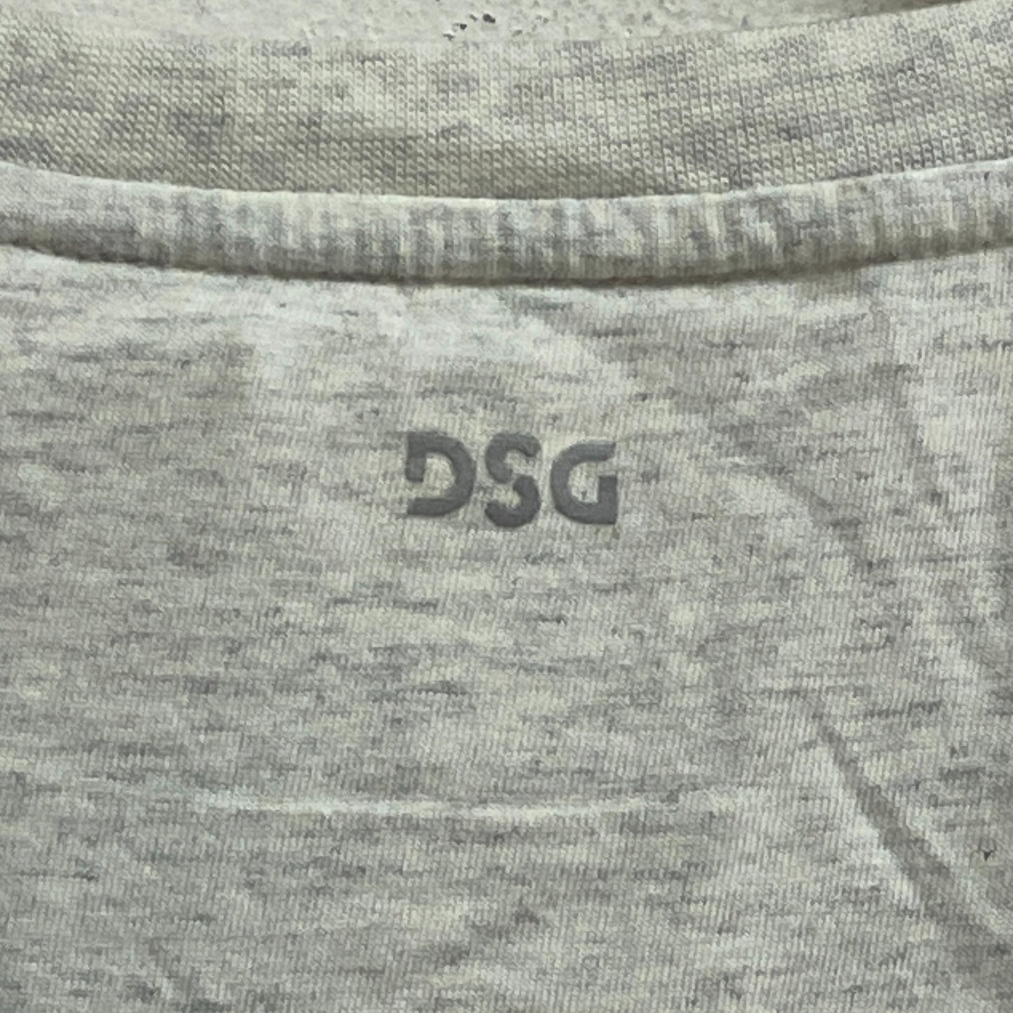 DSG Womens Cotton Fashion Tank Light Heather Grey Sleeveless Solid DAW23302H