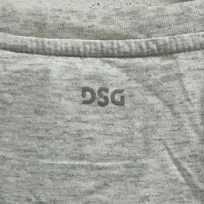 DSG Womens Cotton Fashion Tank Light Heather Grey Sleeveless Solid DAW23302H